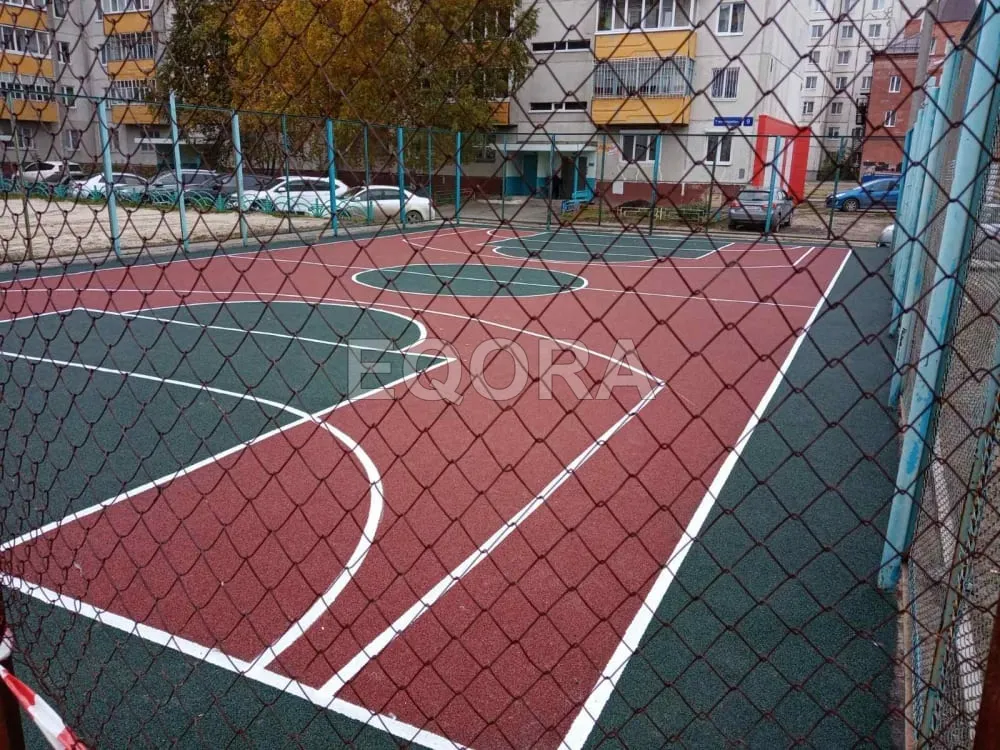 Резиновые покрытия из крошки для спортивных площадок в Советском